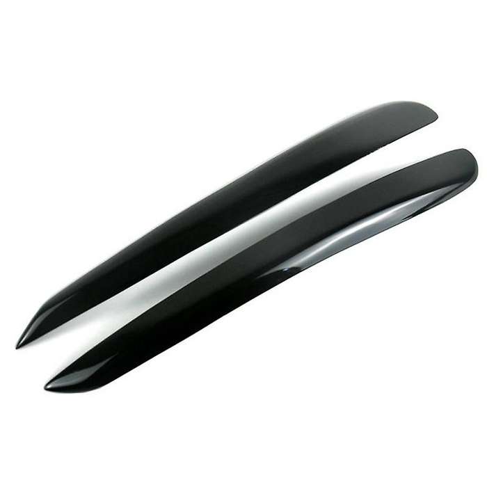 Glossy Black Headlight Eyelids Head Light Lamp Eyebrow Cover Trim for Golf 6 MK6 2008 2009 2010 2011
