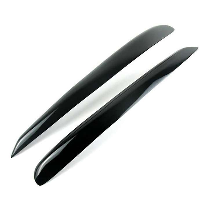 Glossy Black Headlight Eyelids Head Light Lamp Eyebrow Cover Trim for Golf 6 MK6 2008 2009 2010 2011