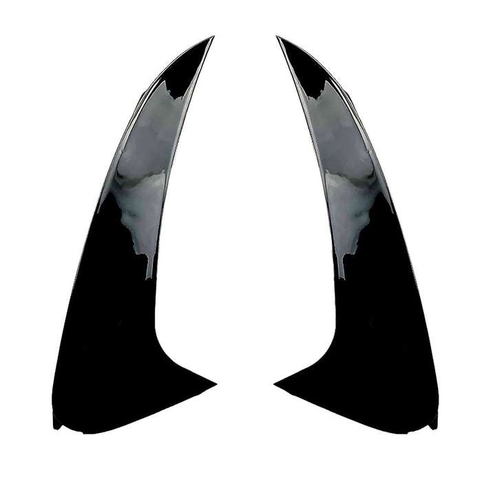 Glossy Black Rear Bumper Splitter Spoiler Rear Canard Trim for Class W218 CLS250 CLS400 CLS500 14-17