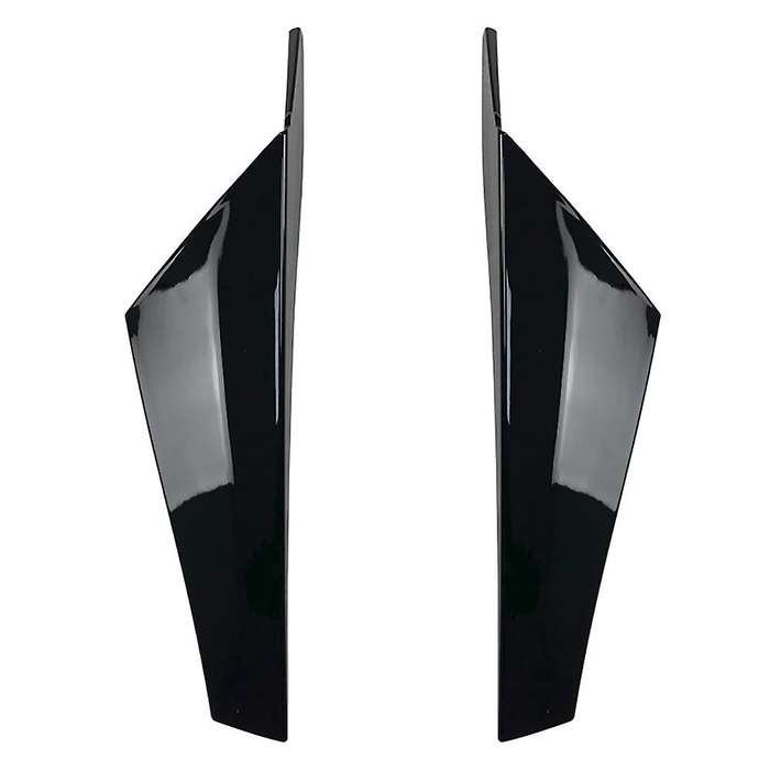 Glossy Black Vertical Rear Window Side Spoiler Wing for Golf 8 MK8 2020 2021 Auto Rear Window Mirror