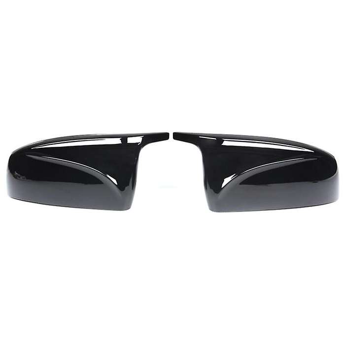 Glossy Black Rearview Mirror Cover Side Wing Mirror Caps Protector for  X5 E70 X6 E71 2008 2009 2010