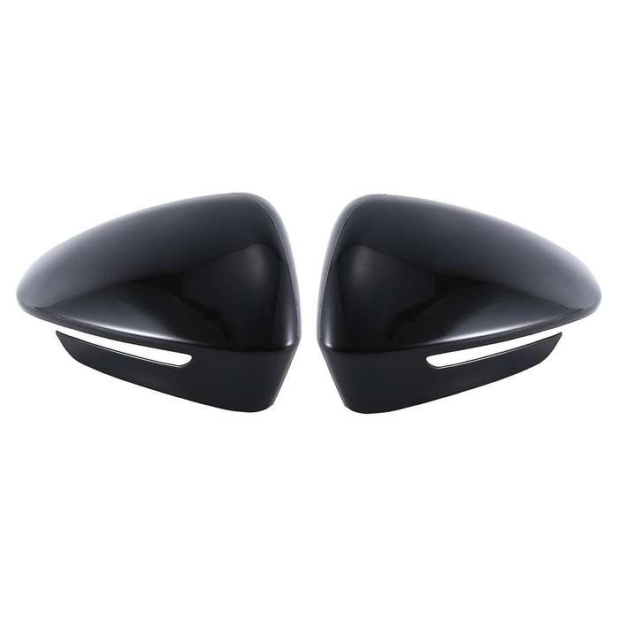 Glossy Black Side Rearview Mirror Replace Cap Cover with Assist for Id4 Id.4 Id.6 2020 2021