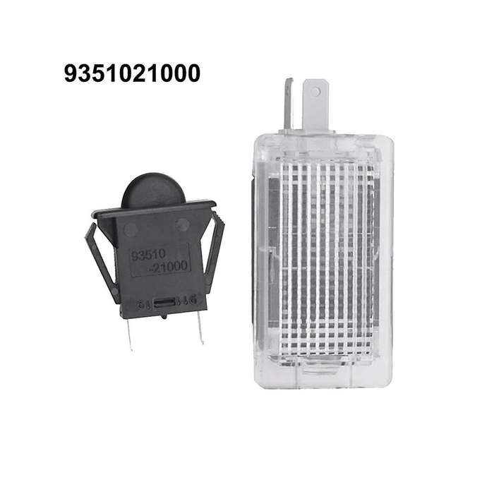 Glove Box Lamp Switch Black Direct Fit Easy Installation Plastic Plug-and-play for Cerato Forte 935