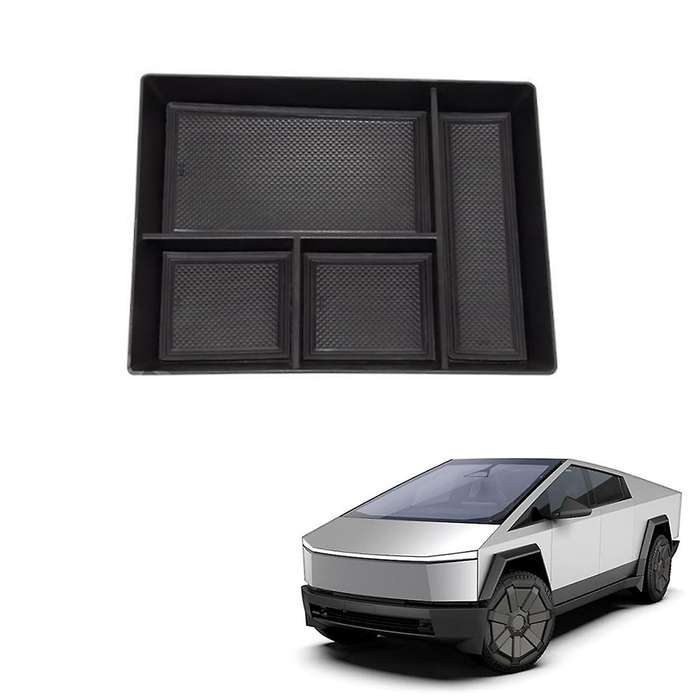 Glove Box Organizer for Cybertruck 2024 Dashboard Glove Drawer Storage Box Tray Interior Accessories