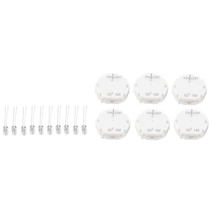 Gm Stepper Motor Repair Kit - X27 168 - (6 Motor Kit + 10pcs Bulbs) Fits All 03-06 Chevy Silverados