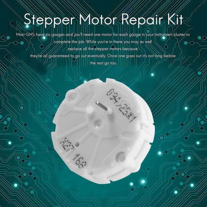 Gm Stepper Motor Repair Kit - X27 168 - (6 Motor Kit + 10pcs Bulbs) Fits All 03-06 Chevy Silverados