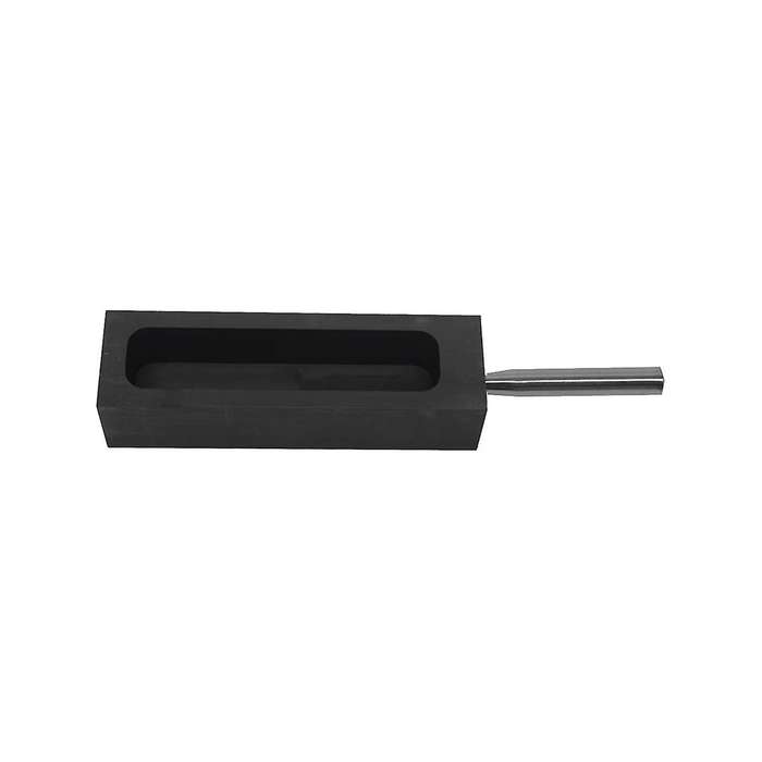 Gold Silver with Handle Graphite Ingot Mold Mould Crucible for Melting Casting Refining Gold Silver