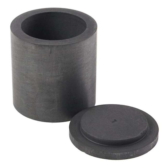 Gold Silver Copper Smelting Graphite Crucible Cup with Lid Lab Supply (50X50MM)
