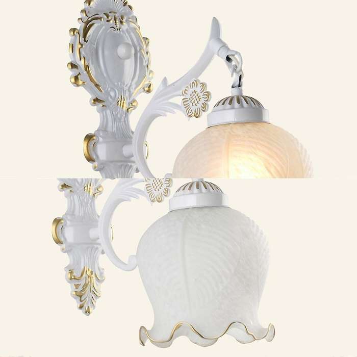 Golden Generation Minimalist Hotel Bedside Corridor Glass Wall Lamp Led Aisle Single Head European