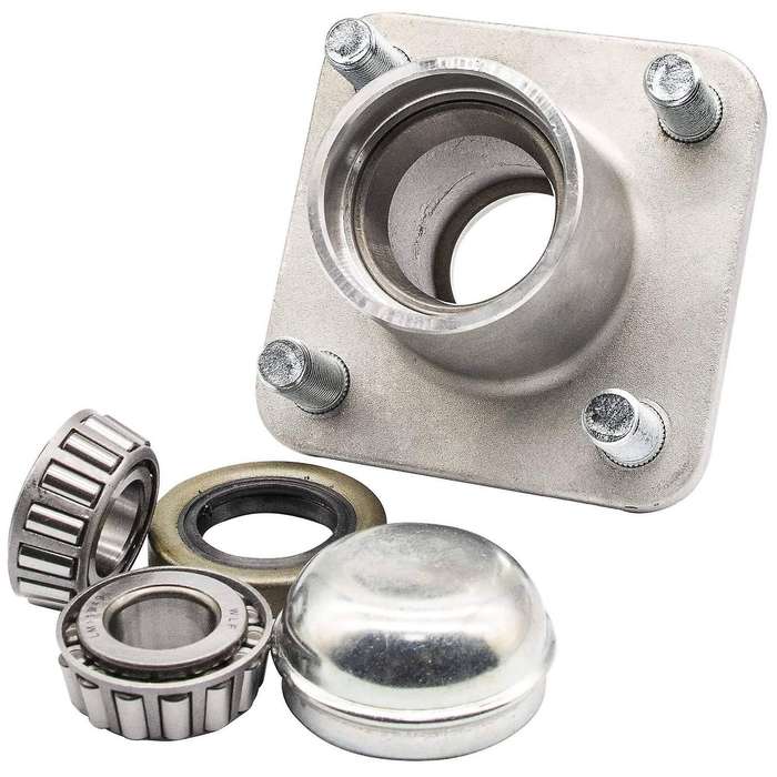Golf Cart Front Wheel Hub Kit and Bearings Seals Replacement for Club Car 1974-2002 1011892