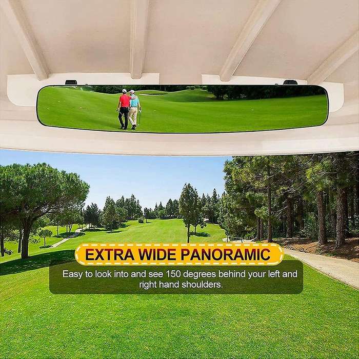 Golf Cart Rear View Mirror Fits for Club Car Golf Cart Accessories
