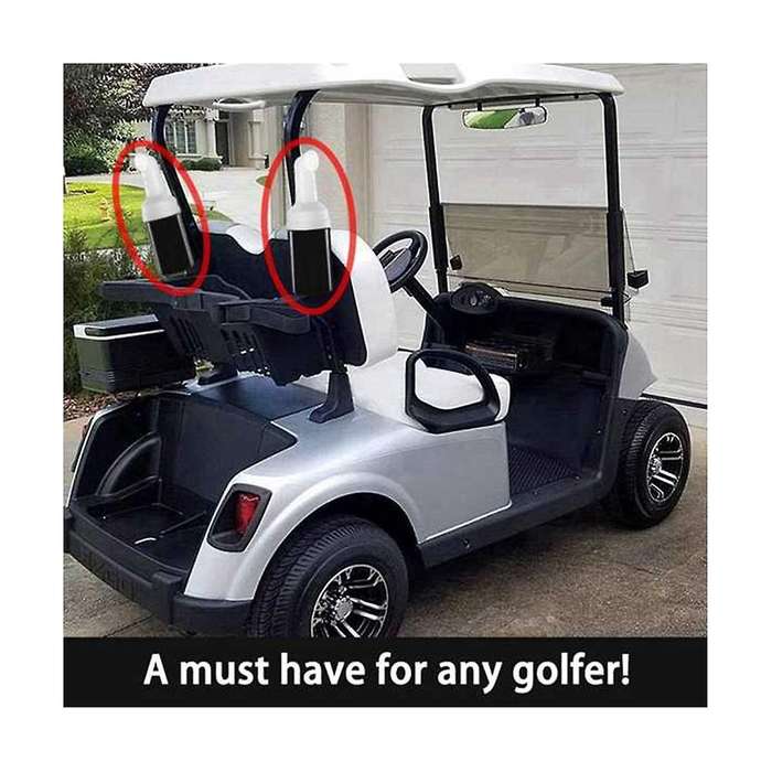 Golf Cart Sand Bottle for Club Car Divot Filler Sand Bottle Kit with Handle Holder for Golf Carts