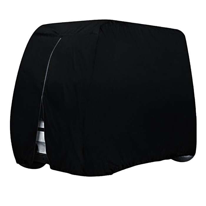 Golf Cart Sightseeing Cart Universal Waterproof Dust Cover for EZ Go Club 242 x 122 x 168cm Black