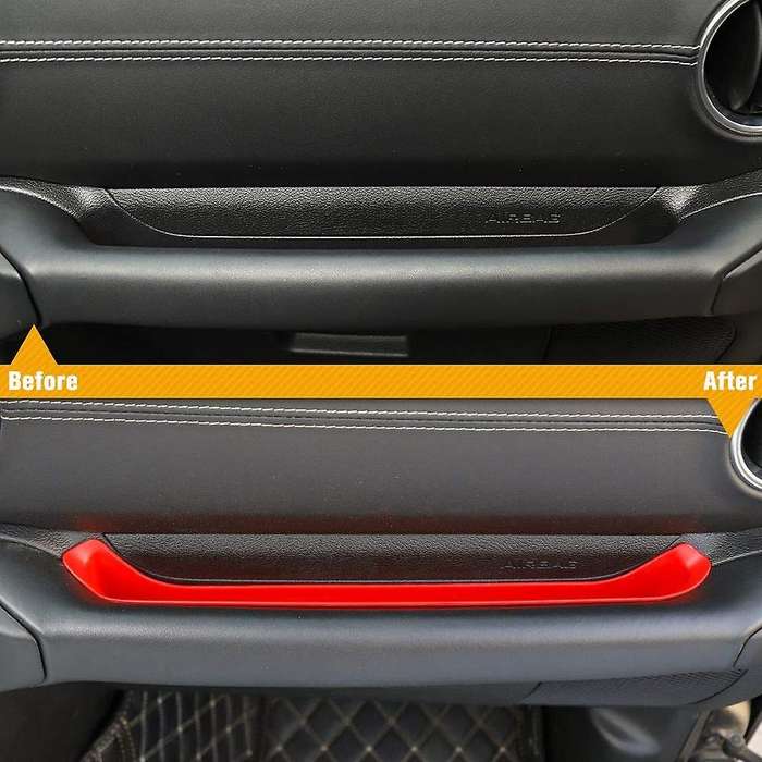 Grab Tray Passenger Storage Tray Organizer Grab Handle Accessory Box for 2018-2019 Wrangler JL JLU &