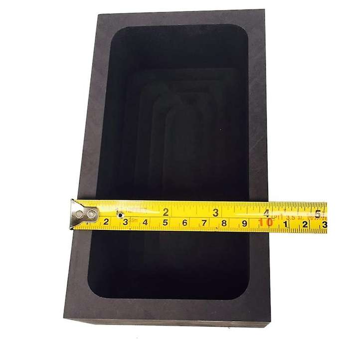 Graphite Ingot Mold, Melting Casting Mould for Gold Silver Metal and Alloy Metals (160X80X40-9.5Kg G