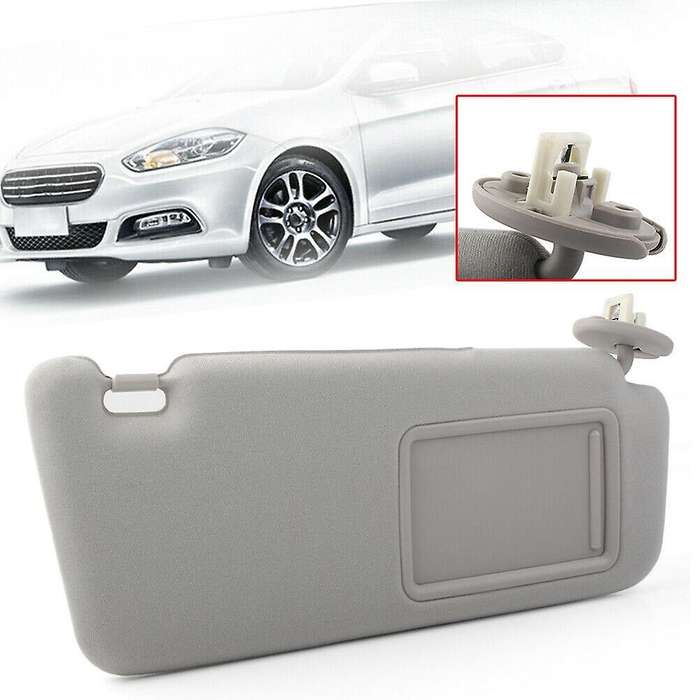 Gray Car Sun Visor Sunshade for 09-16 Venza Passenger Side Right 74310-0T022-B1