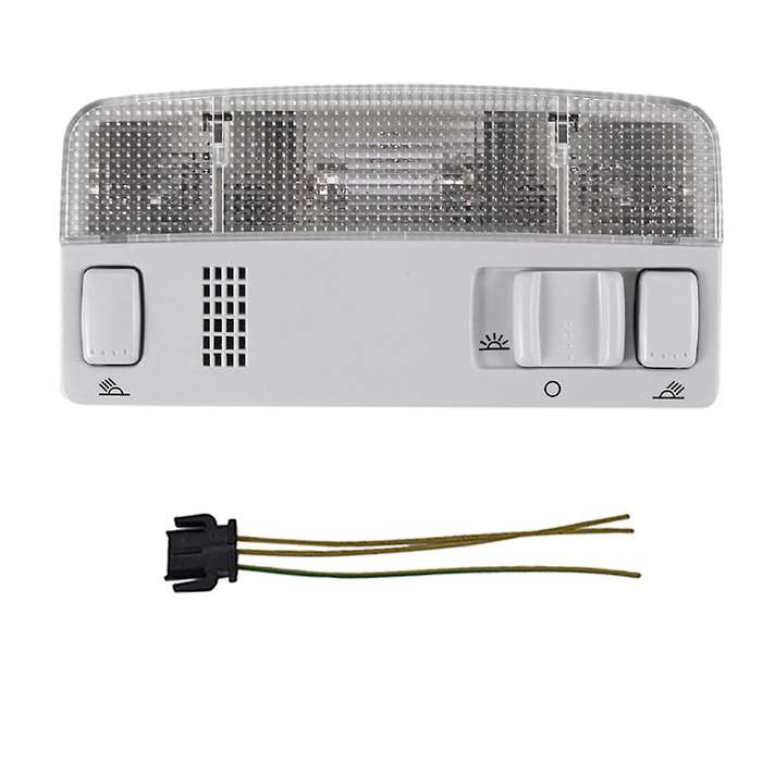 Gray Overhead Interior Reading Lamp+Wire 1TD947105 for Golf MK4 Seat Car Dome Light 3B0 947 105 C