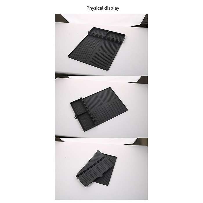 Gray Oven Tools, Silicone Protective Pads, Dust-Proof Cleaning Pads, Barbecue Pans, Insulation Pads
