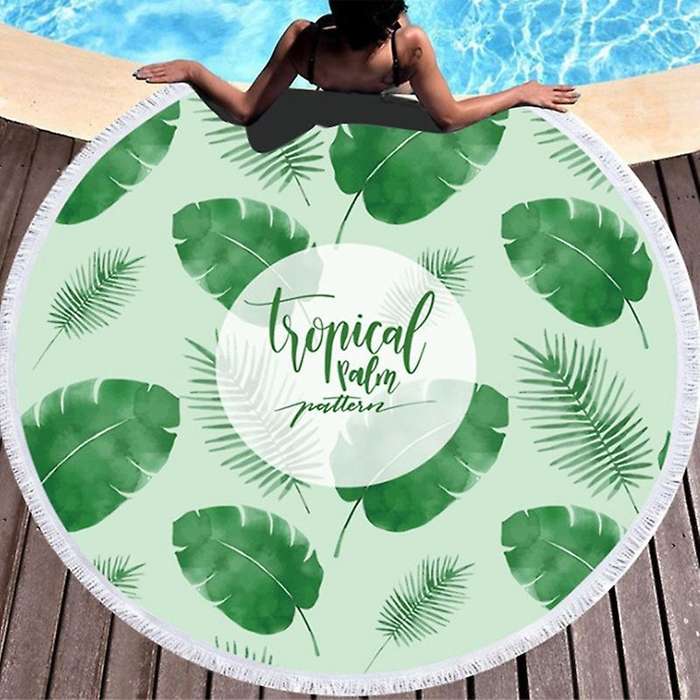 Green Fiber Beach Towel Sport Yoga Blanket Swimming Bath Towel