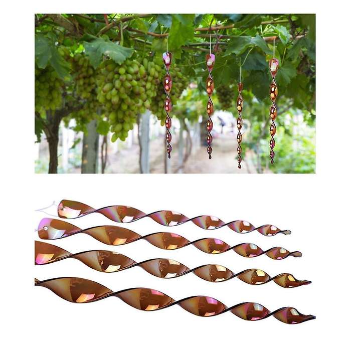 Green 30cm Bird Repellent Reflex Startle Stick - Decorative Rotating Control - Keep Birds Away