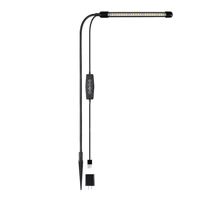 Grow Light for Indoor Plants Growing, 6000k Full Spectrum Gooseneck Plant Lamp for Seedings Succulen