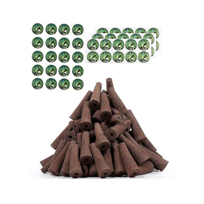 Grow Sponges for , 100 Pack Hydroponic Pods & 50 Seed Pod Labels for Indoor Growing System