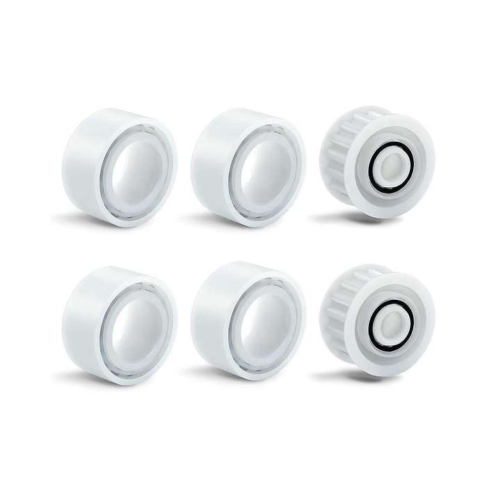 Guide Wheels 4 Pack with 2 Pack Pulley Gears Replacement Part 3884997-r6 for Dolphin,pool Cleaner Ac