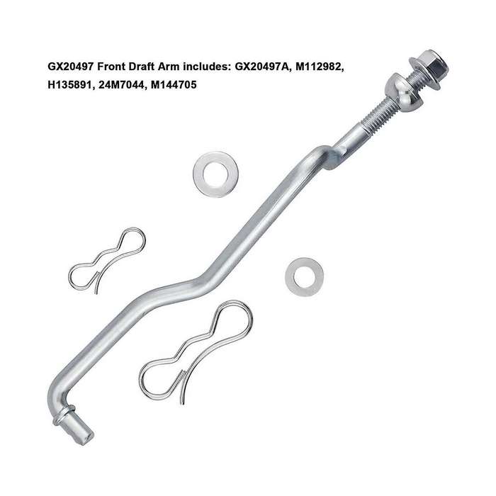 Gx20497 Front Draft Arm Kit for Gx20497a M112982 H135891 24m7044, for Mower Deck Lift Linkage Arm