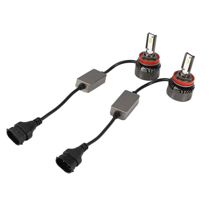 H11/H8/H9 Car Led Headlight Bulbs Replace Kit, M2 Series Low Beam/Fog Light Bulb with Fan, Canbus Re