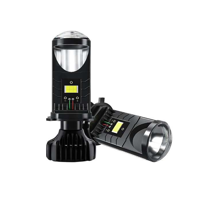 H4 Bi-led 20000lm 80w Mini Projector Lens Automobiles Bulb Conversion Kit High/low Beam Headlight
