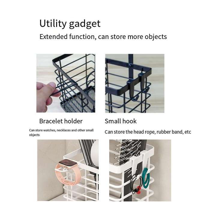 Hair Tool Organizer - Blow Dryer Holder /hair Dryer Holder Cabinet Door, Bathroom Organizer Hair Car