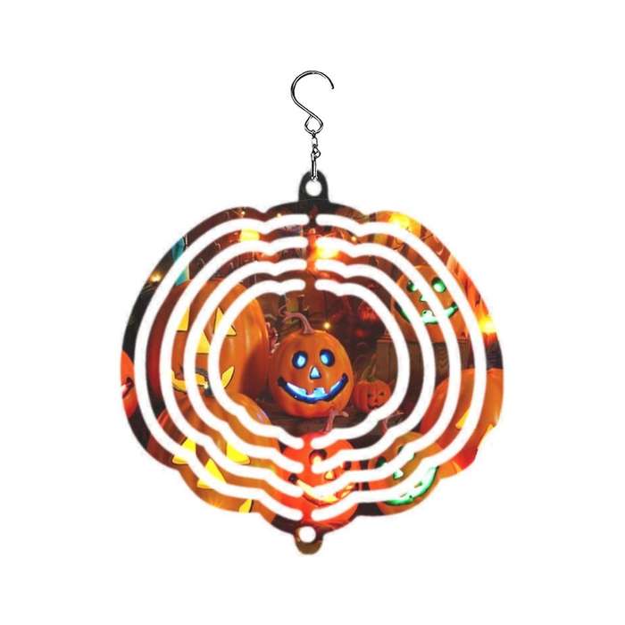 Halloween Atmosphere Wind Power White Coated Aluminum Plate Double-sided Printing Thermal Transfer W