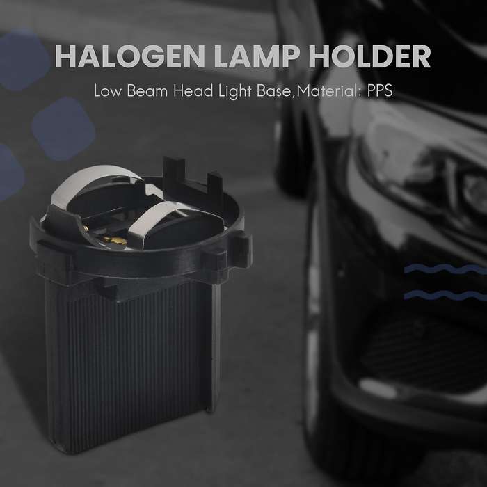 Halogen Lamp Holder Low Beam Head Light Base for Golf 6 MK6 7 MK7 for R 5K0941109