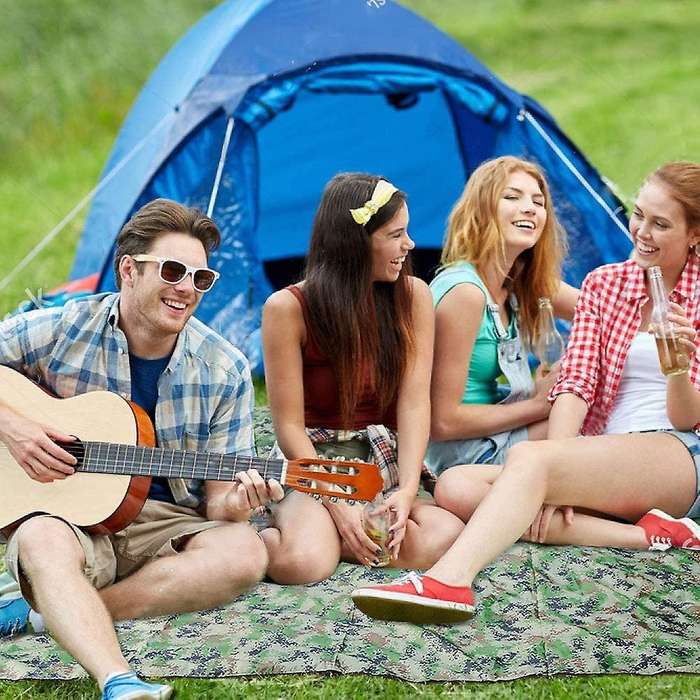Hammock Rain Fly Tent Tarp 10 x 10 FT Waterproof Camping Tarp Shelter UV Protection Ripstop Nylon Pi