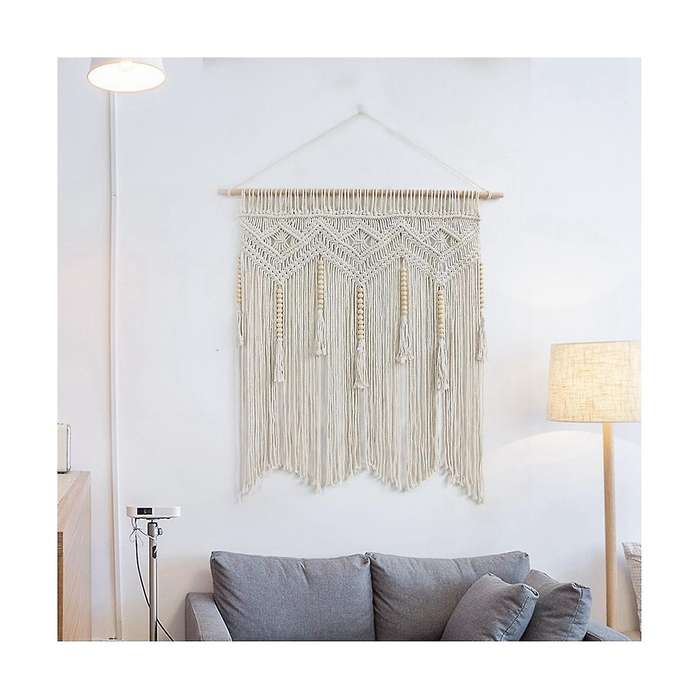Hand Woven Bohemiantapestry Wall Hanging Tapestry Window Door Curtains Wedding Background Home Decor
