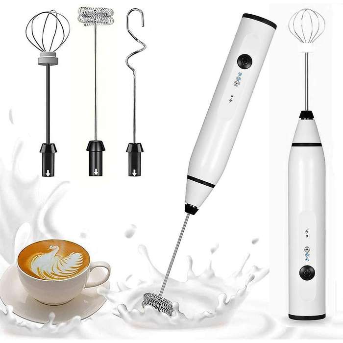 Handeld,electric Whisk for Baking/coffee Frother Jug,three- Adjustment Milk Bubbler