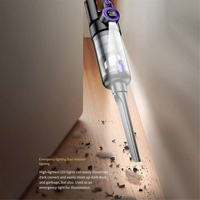 Handheld Vacuum Cordless - Car Vacuum Cleaner with Brushless Motor, 14000Pa Strong Suction Vacuum wi