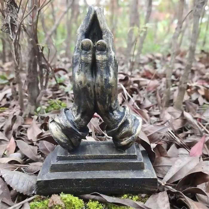Hands Prayer Ornaments Statue Resin Crafts Ornaments Home Garden Garden Study Ornaments