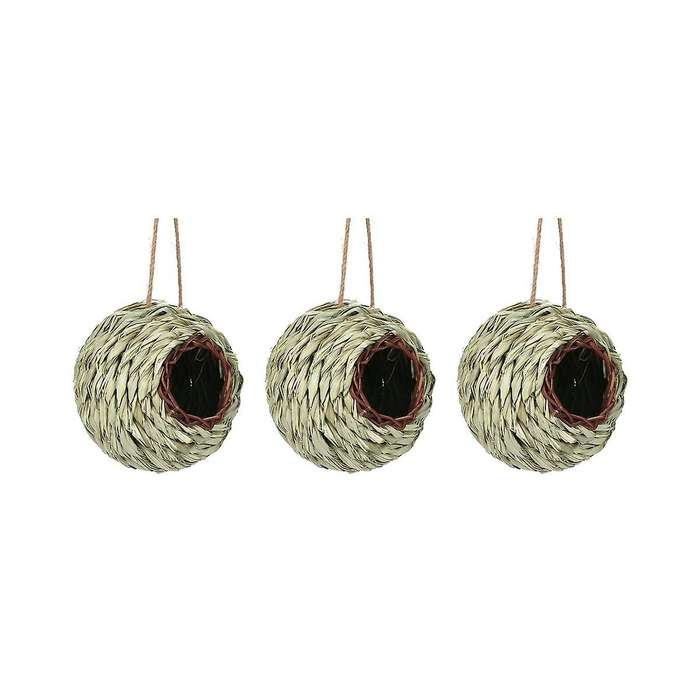 Hanging Bird Nest House for Outside,ball Shape,hand Woven,made Of Natural Grass,perfect for Garden