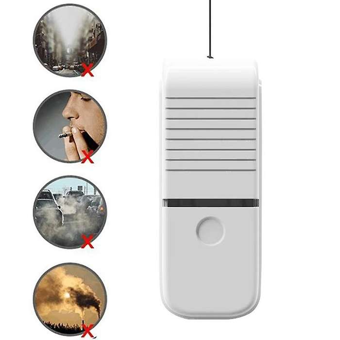 Hanging Neck Air Purifier Fashion Personal Wearable Portable Necklace Air Purifier Car Air Purifiers