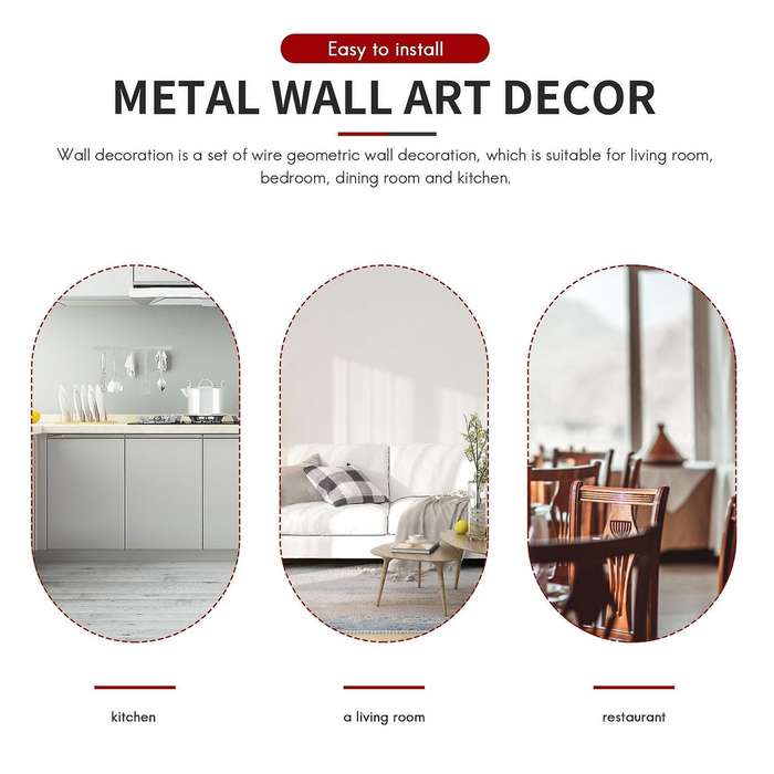 Hanging Love Heart Metal Wall Art Home Decor Heart Wall Sign Sculpture Wedding Decor - L