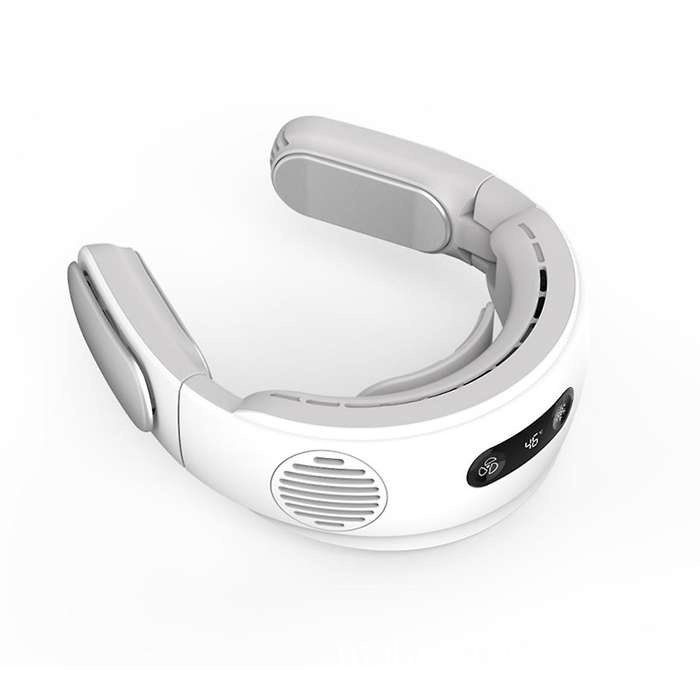 Hanging Neck Fan Mobile Air Conditioner Outdoor Wearable Foldable Bladeless Neck Cooling Fan 5000ma