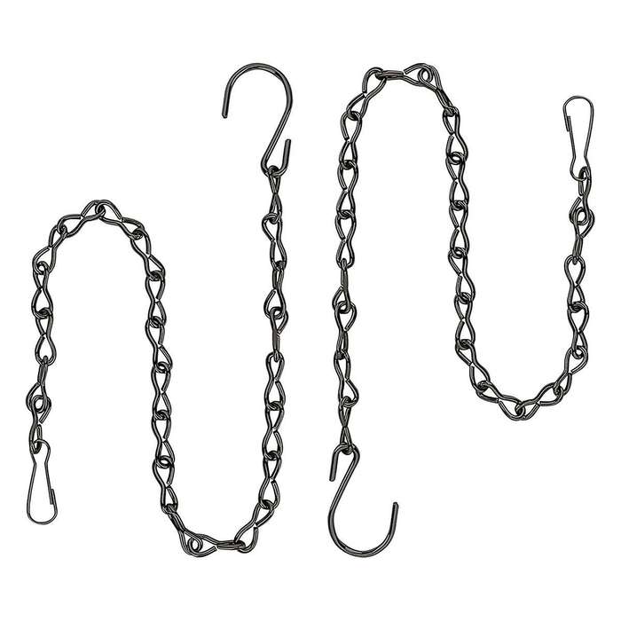 Hanging Plant Chain, Black Chain for Hanging Bird Feeders Planters Lanterns Baskets Billboards Wind
