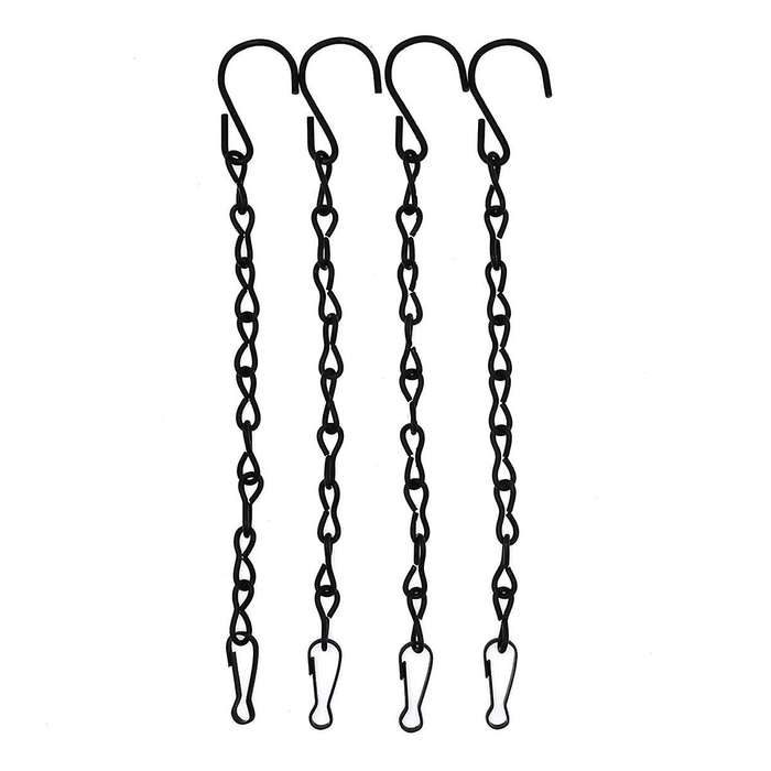 Hanging Plant Chain, Black Chain for Hanging Bird Feeders Planters Lanterns Baskets Billboards Wind