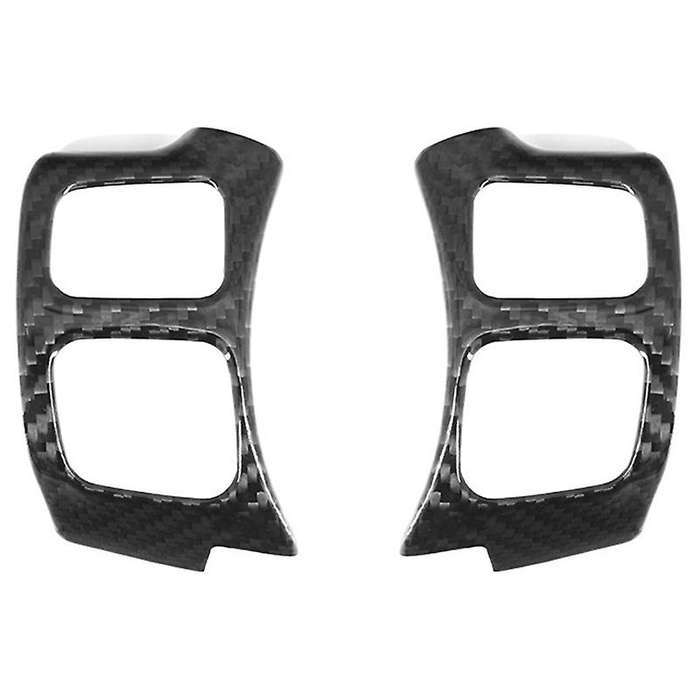 Hard Carbon Fiber Stickers Trim Steering Wheel Button Frame Cover for NX IS