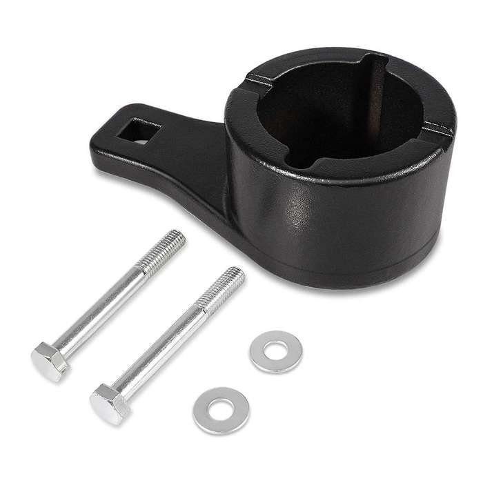 Harmonic Damper Pulley Holding Tool Crankshaft Crank Holder with 2Pcs Crank Bolts Kits for