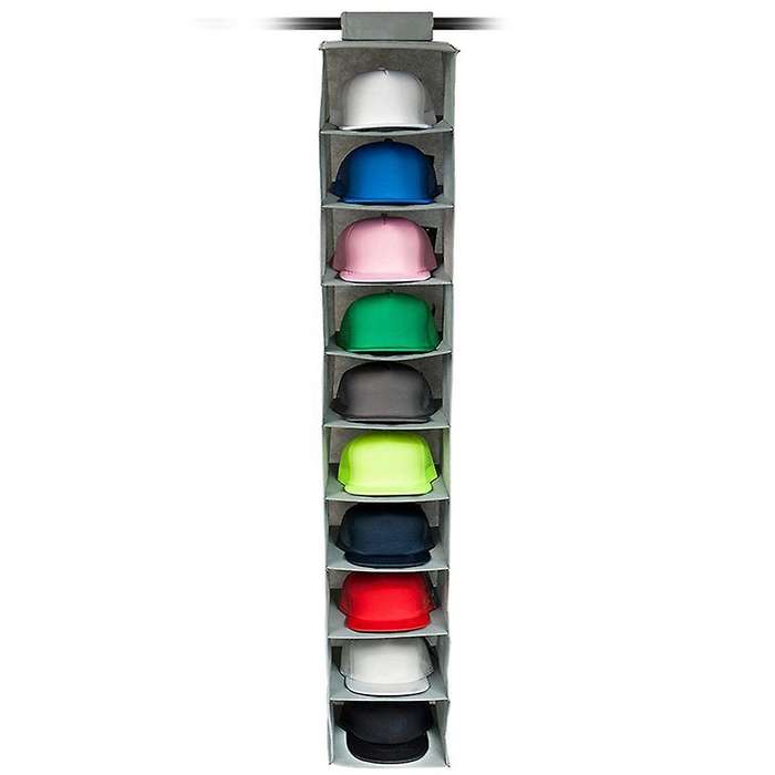 Hat Rack 10 Shelf Hanging Closet Hat Organizer Compatible Hat Storage -1 Pcs