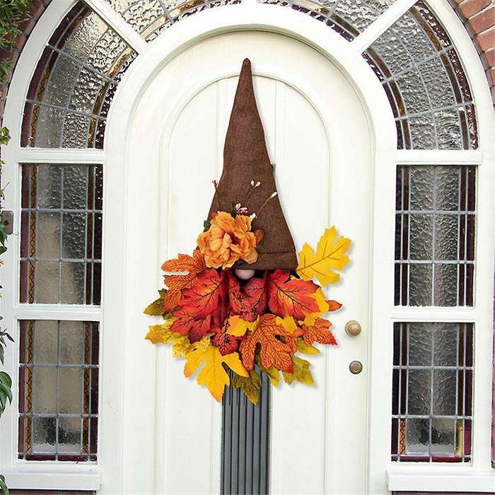 Harvest Season Decorations Garden Wreaths,autumn Harvest Festival Dolls Door Hanging