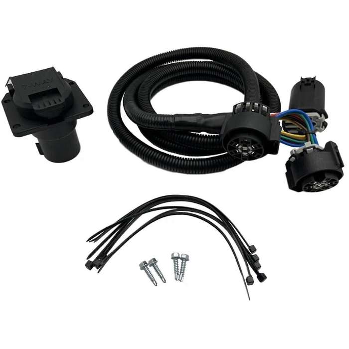 Hc3z-15a416-a Truck Bed Trailer Wiring Harness 7 Pin for Super Duty F250 F350 F450 F550 2017-2022