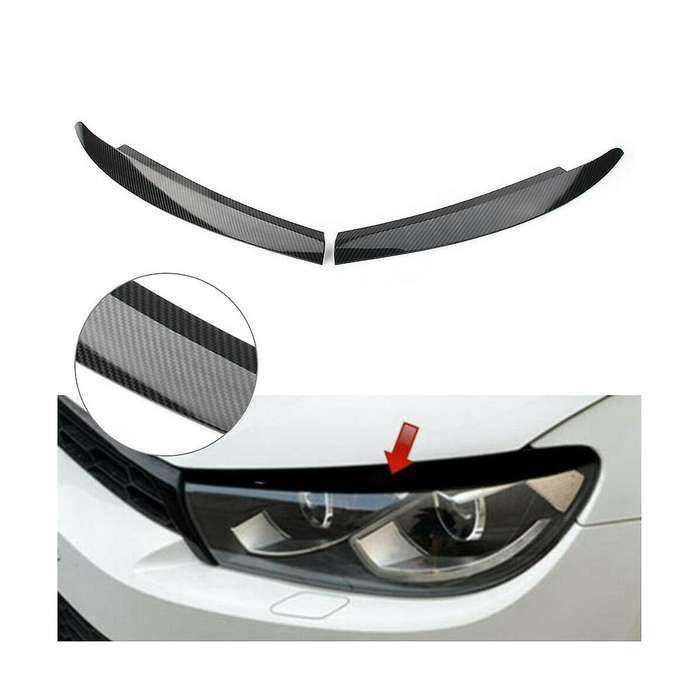 Headlight Eyebrow Eyelid Cover Trim Car for Suncool 2008-2017